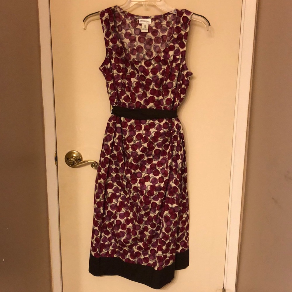 NWOT Magenta/Brown Maternity Dress